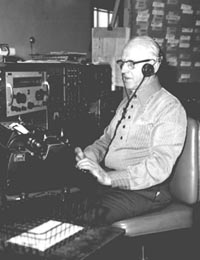 Radio operator Francis Doane