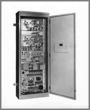 GE MC-261 VHF-FM in 6 foot cabinet