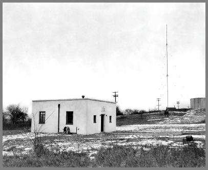 WCM building & vertical antenna - Looking southwest
