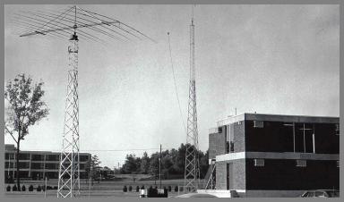 WFN antenna farm and new building addition.