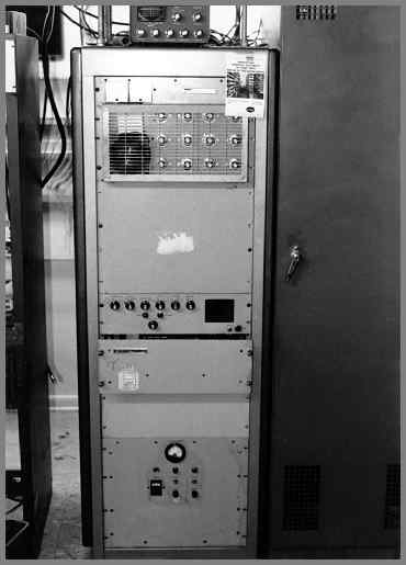 WJG SSB transmitter in 6' cabinet