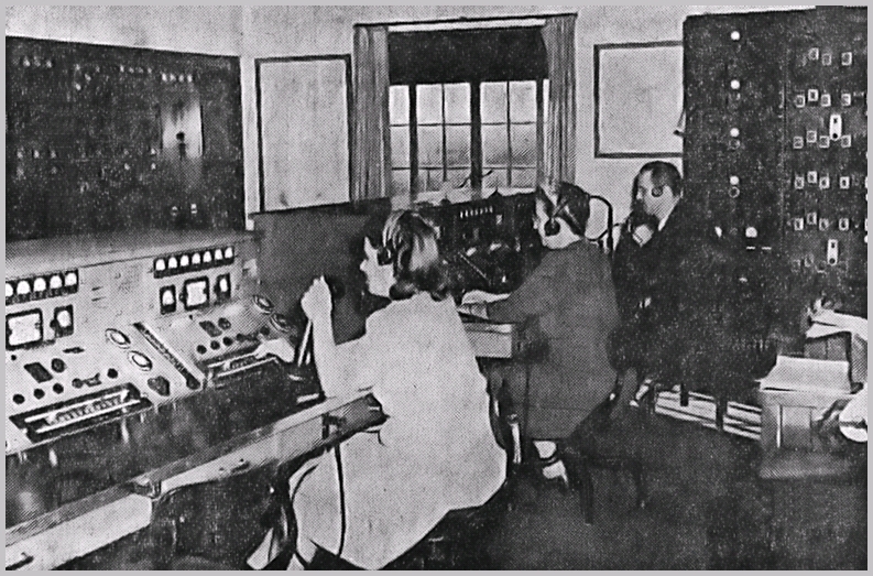 Scan of Journal photo of the WMI operating room in late 1946