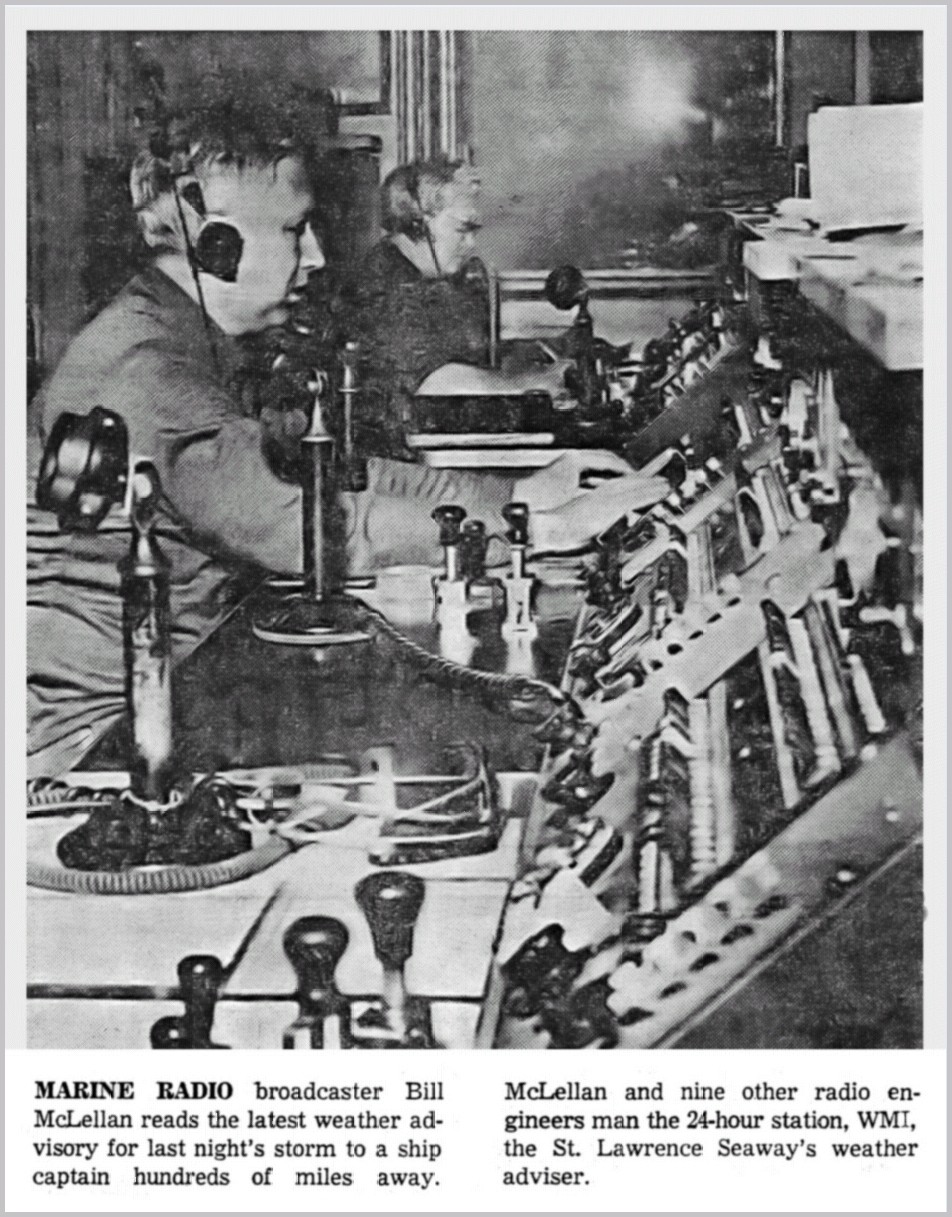 Journal Photo of WMI operating position in late 1966