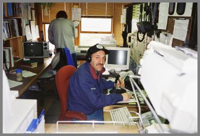 Randy Martens at the WLC controls in 1997